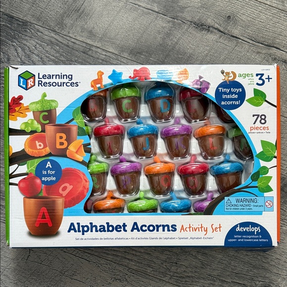 Learning Resources Alphabet Acorns Activity Set - Multicolor
Used - Picture 1 of 4